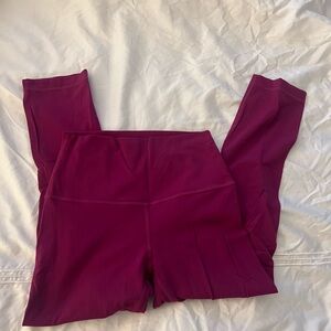 Lululemon align 21in sz 4 vibrant raspberry shade